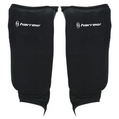 Harrow Soft Roll Down Shin Guards Adult BlacK