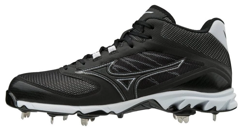 MIZUNO 9-SPIKE DOMINANT IC MID MENS METAL BASEBALL CLEAT