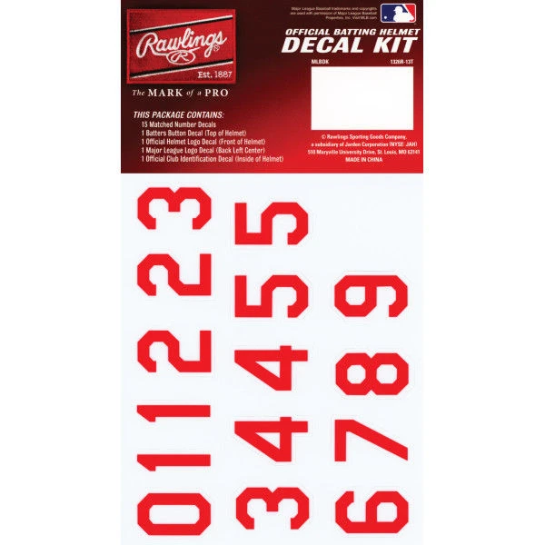 Rawlings MLB Washington Nationals Decal Kit - Image 2