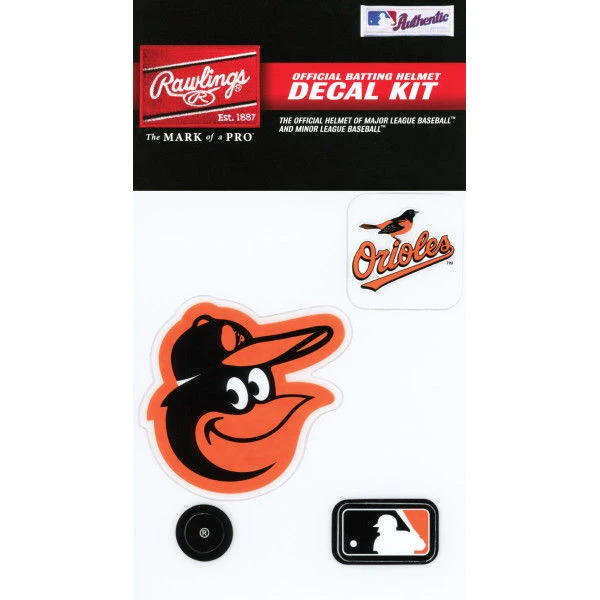 Rawlings MLB Baltimore Orioles Decal Kit