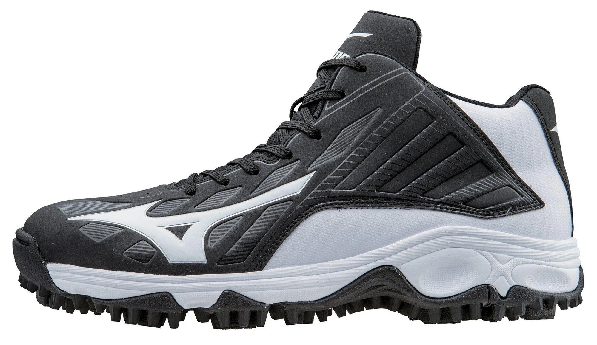Mizuno 9-Spike Advanced Erupt 3 Mid Mens Turf Shoe