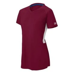 Mizuno Girls Comp SS V-Neck