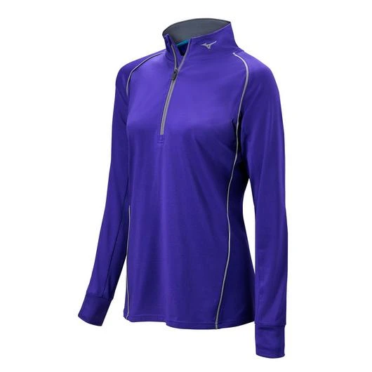 Mizuno Women's Comp 1/2 Zip Long Sleeve Pullover - Image 3