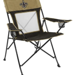 Rawlings NFL New Orleans Saints Game Changer Chair - 2 Cup Holders
