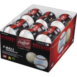 Rawlings 24 Pack T-Ball 6U Training Baseballs