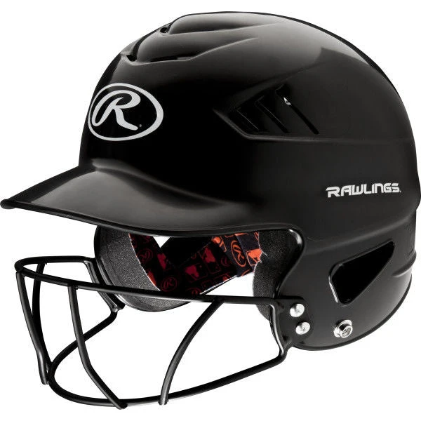 Rawlings Coolflo Batting Helmet With Facemask