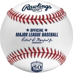 Rawlings MLB 2018 Oakland Athletics® 50th Anniversary Baseball