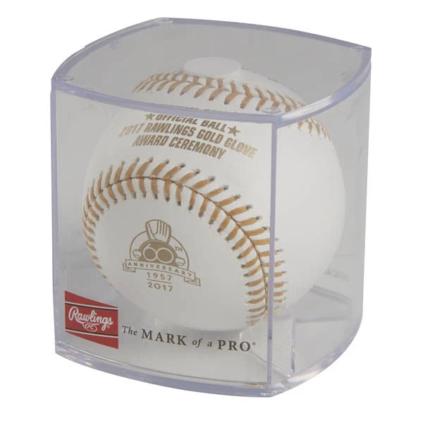 Rawlings MLB Rawlings Gold Glove 60th Anniversary Baseballs Individual, Composite Center - Image 3