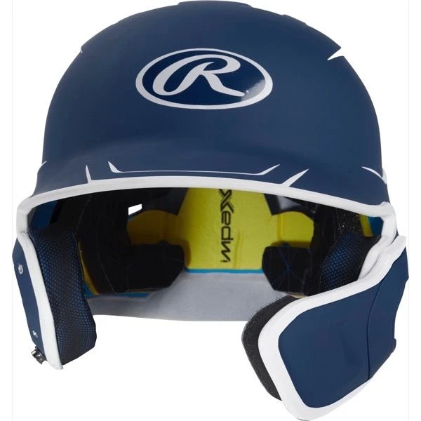 Rawlings Mach Senior Two-Tone Matte Helmet With EXT Flap - Image 9