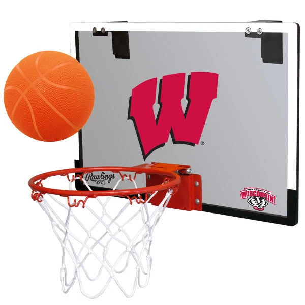 Rawlings NCAA Wisconsin Badgers Hoop Set - Polycarbonate