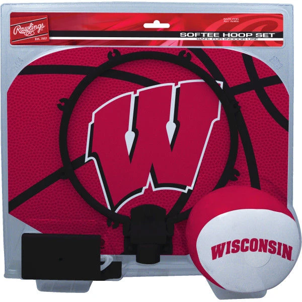 Rawlings NCAA Wisconsin Badgers Hoop Set - Softee
