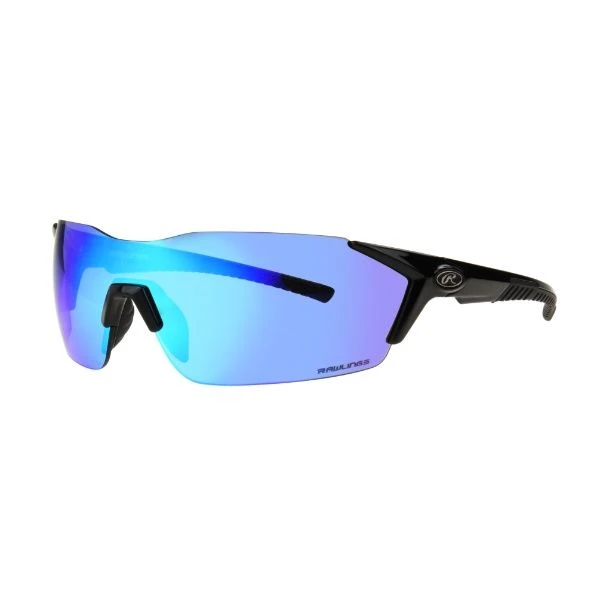 Rawlings Youth Rimless Sunglasses - Black/Smoke With Blue Mirror Lens 3 Rawlings Youth Rimless Sunglasses - Black/Smoke With Blue Mirror Lens