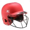 Mizuno Prospect Solid Youth Batting Helmet With Fastpitch Wire Mask